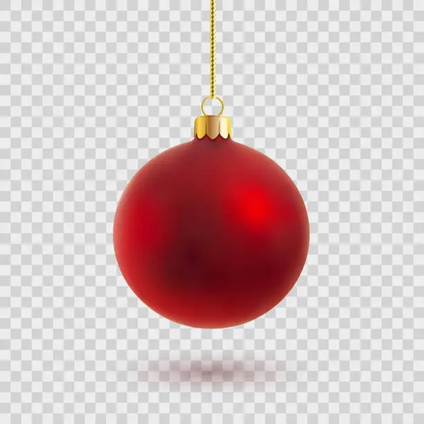 Vector illustration of vector christmas ball