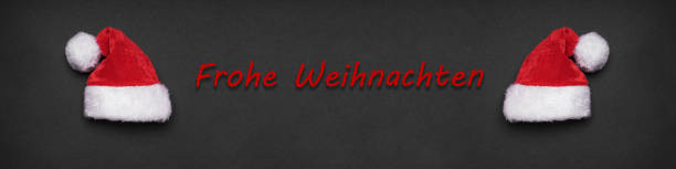 istock Frohe Weihnachten german christmas greeting banner or header 863642474