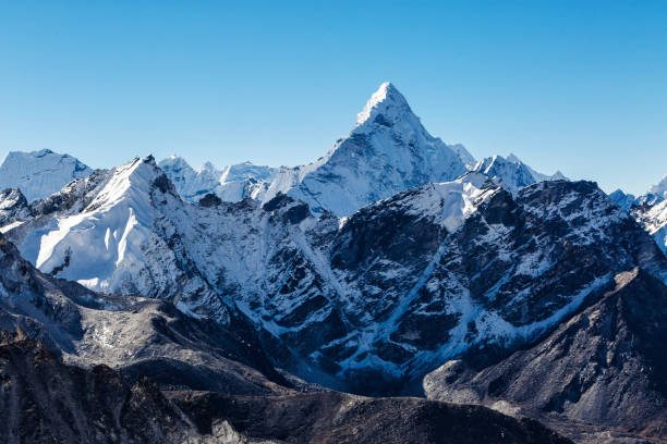 istock Snowy mountains of the Himalayas 863656222