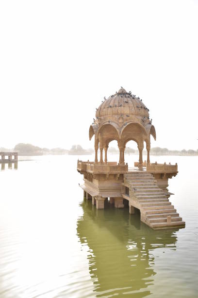 istock Cenotaphs inside Gadisar artificial lake in Jaisalmer, Rajasthan, India 863661054