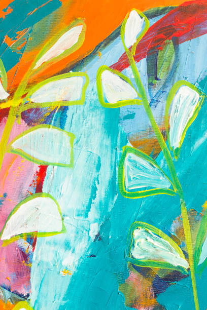 istock Detail of the Painting as a Background 863671272