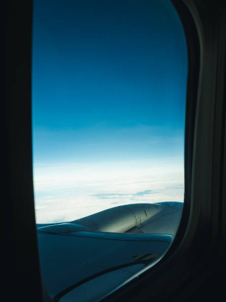 istock In the sky and amazing view from plane 863685942