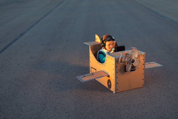 istock Young Boy Dreams of Air Travel 863689196