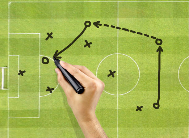 istock teaching the new tactics for the match 863690220