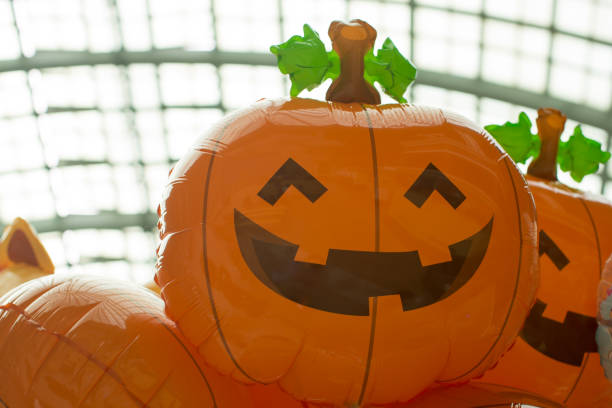 Pumpkin Balloons. Halloween.