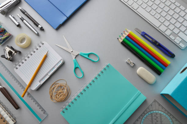 istock Office: Office Supplies Still Life 863694110