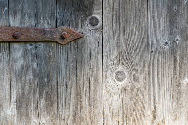 istock Ancient Wooden Door.Close-Up 863695592