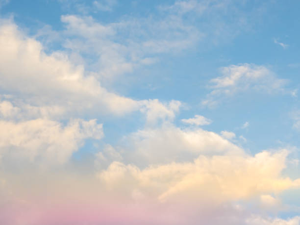 istock morning time after sunrise with beauty blue sky and white cloud 863697736