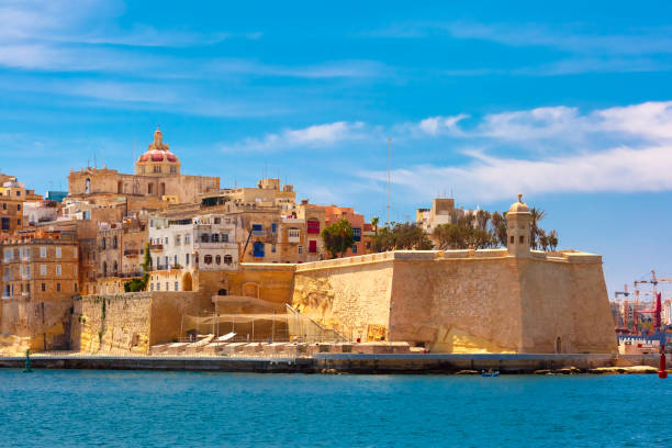 istock Ancient fortifications of Valletta, Malta 863706036