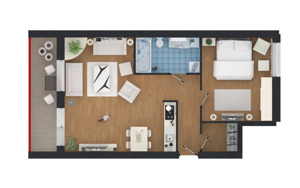 istock 3d render of furnished home apartment 863712066