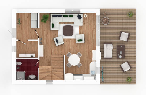 istock 3d rendering of furnished home apartment 863718200