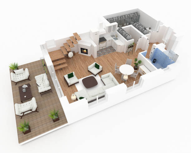 istock 3d rendering of furnished home apartment 863718210