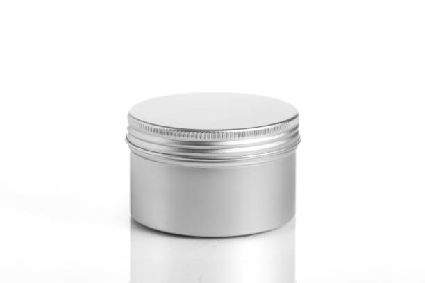 istock empty aluminum jars cosmetic, lotion packaging on a white background 863723628