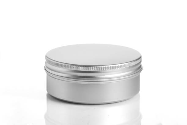 istock empty aluminum jars cosmetic, lotion packaging on a white background 863723636
