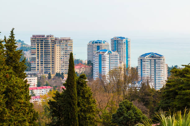 istock Aerial view of Sochi, Russia 863739372