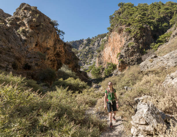 istock Walk the Aradena Gorge, Crete. 863747226