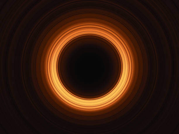 istock Tunnel of glowing red rings, 3d illustration 863773032