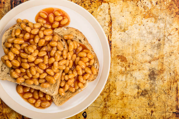 istock Baked Beans in Tomato Sauce on Toast 863785578