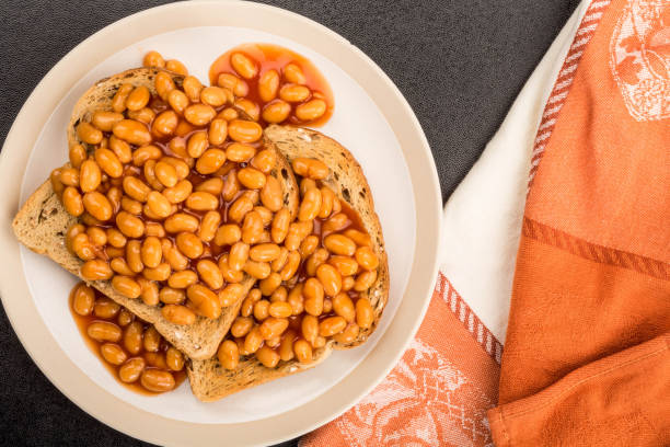 istock Baked Beans in Tomato Sauce on Toast 863785582
