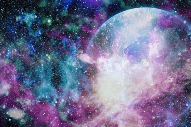istock Nebula and galaxies in space. Elements of this image furnished by NASA. 863785690