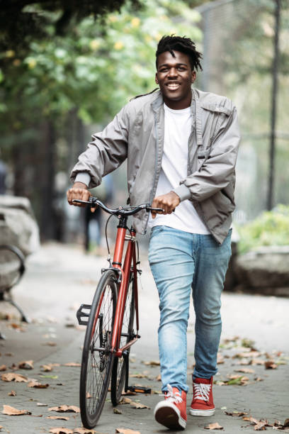istock Young Man Exploring New York City by Bike 863790258