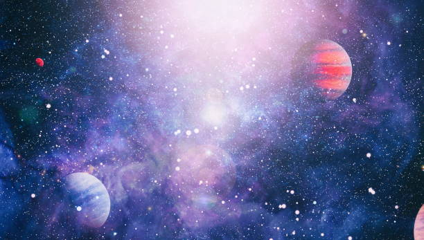istock Nebula and galaxies in space. Elements of this image furnished by NASA. 863805200