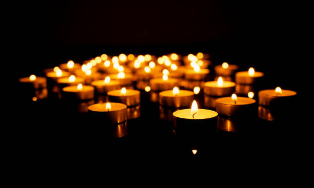 istock Burning candles with shallow depth of field 863822326
