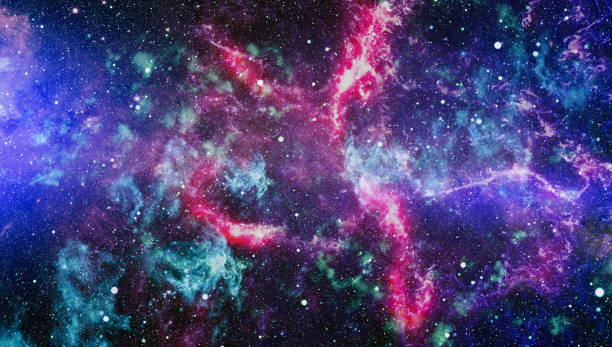istock Nebula and galaxies in space. Elements of this image furnished by NASA. 863833088
