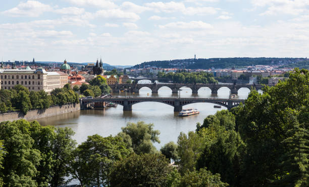 istock Prague Czech Republic and Vitava River 863839980