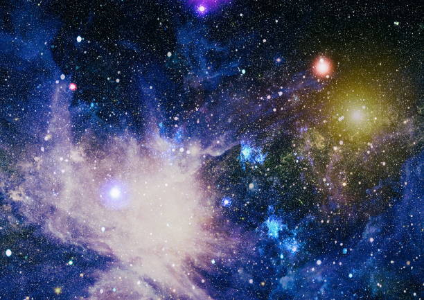 istock Nebula and galaxies in space. Elements of this image furnished by NASA. 863842578