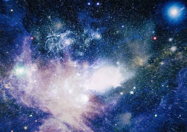 istock Nebula and galaxies in space. Elements of this image furnished by NASA. 863845934