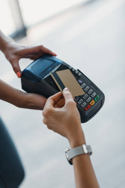 istock Payment with credit card and terminal 863860518