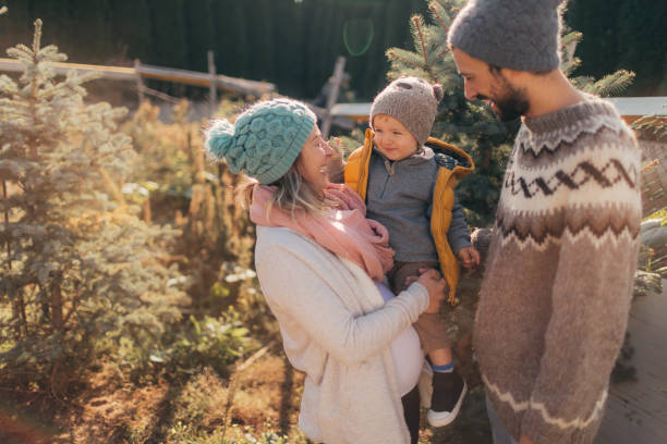 istock Winter family portrait 863884472