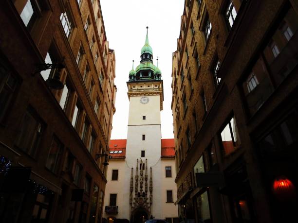 istock large tower in the middle of buildings 863887076