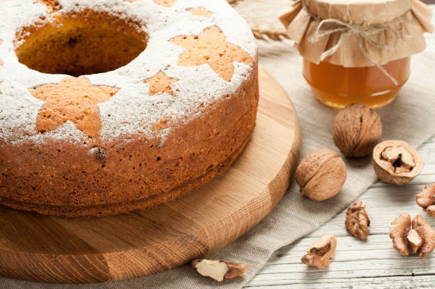 istock homemade traditional fruit cake at white wooden table 863920412