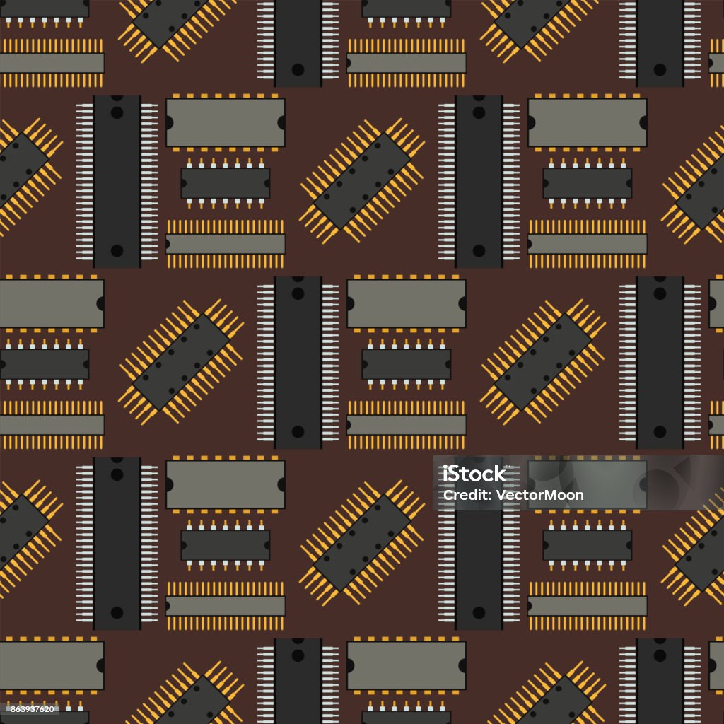 Computer Chip Technology Processor Circuit Motherboard Information ...