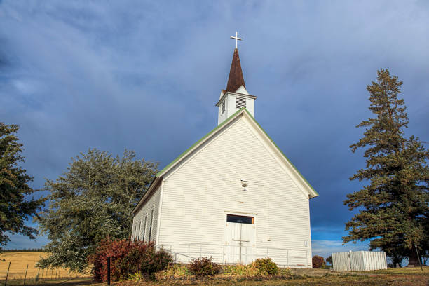 istock Rural Freeze Church in Idaho 863940276