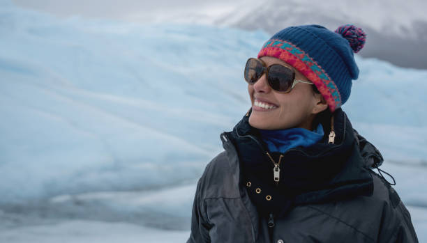 istock Thoughtful woman hiking at a glacier 863948084