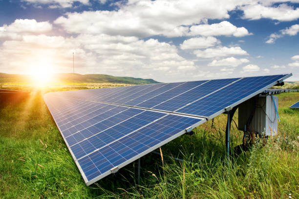 istock Solar panels, photovoltaic - alternative electricity source 864012890