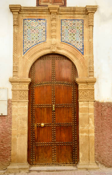 istock Traditional old door in Medina. Rabat. Morocco 864040338