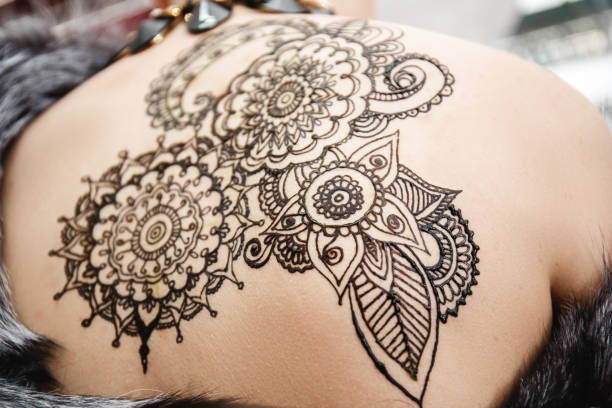 istock woman henna india 864043468
