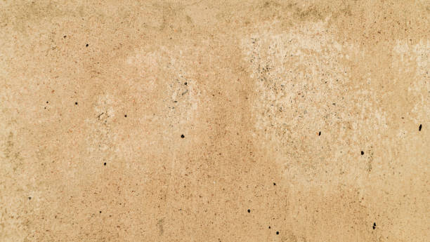 istock Brown dirty grungy concrete floor for texture background 864055692