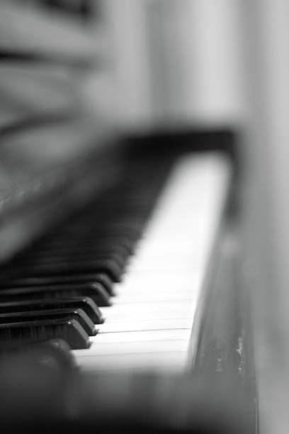 istock close-up of piano keys. close frontal view. . 864091850