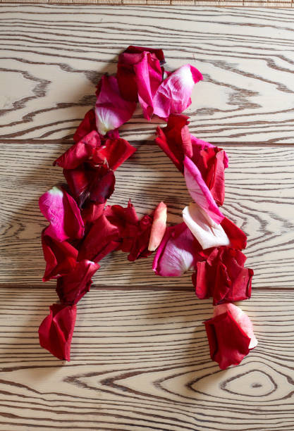 istock of rose petals alphabet 864123924