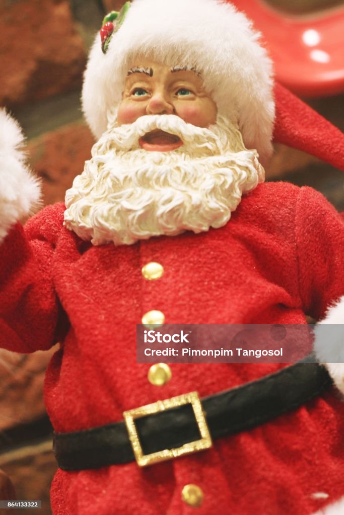 Santa Claus dolls Santa Claus dolls, Christmas decorations Adult Stock Photo