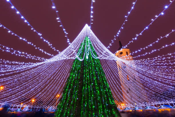 istock Christmas tree in Vilnius, Lithuania 864138140