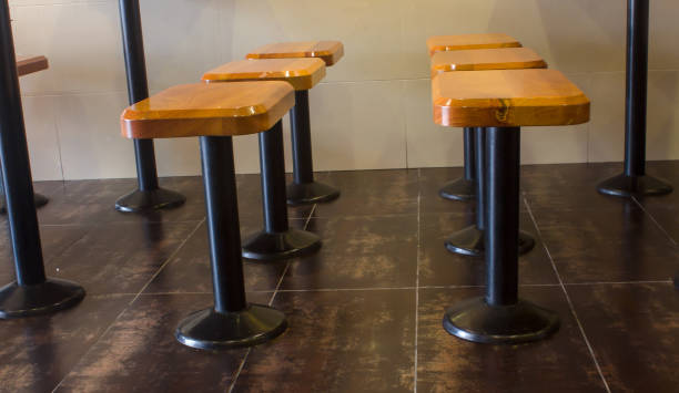 istock Bar chair. High chair. Bar interior design. 864138806