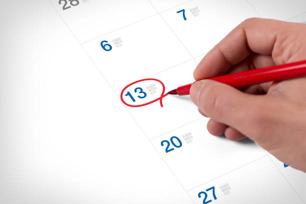 istock Mark on the calendar at March 13, 2016 864148576