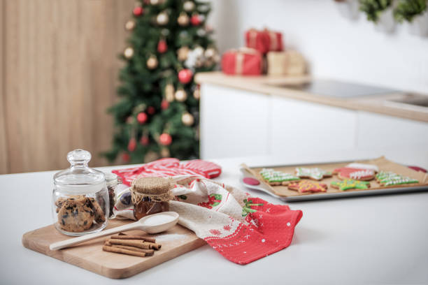 istock Traditional sweet Christmas pastry in kitchen 864149798