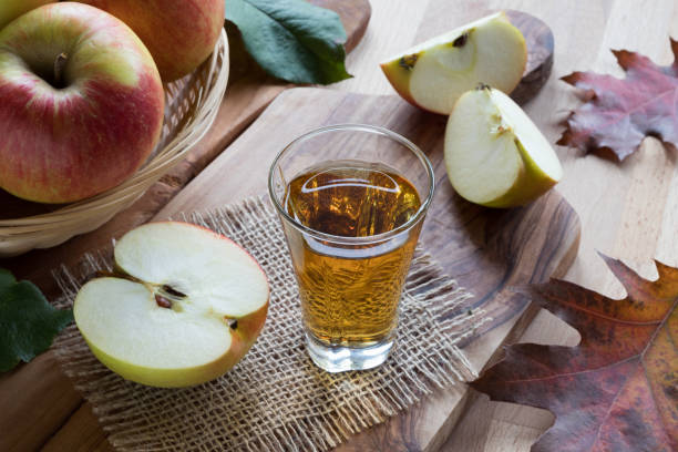 istock Apple cider vinegar in a glass 864155364